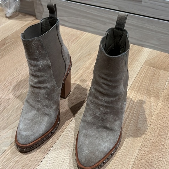 Authentic Chanel size 36.5 suede booties - Picture 5 of 12